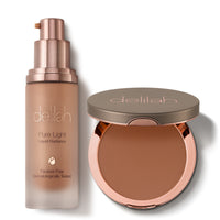 Bronze and Glow Collection | Bronzer & Pure Light Liquid Illuminator